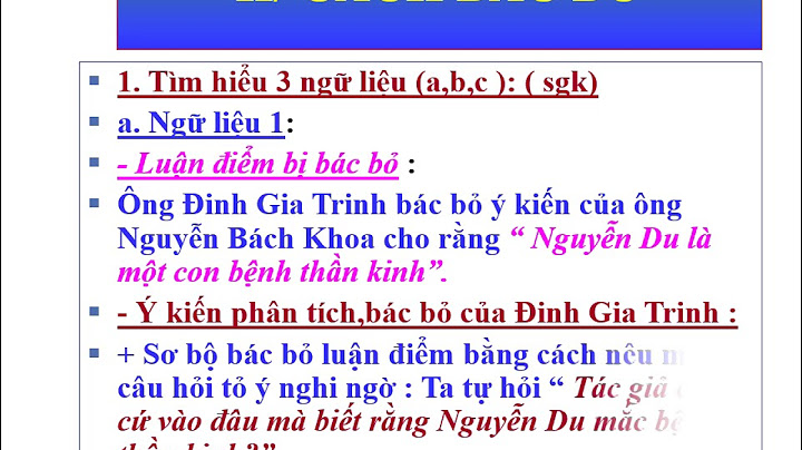 Thao tác lập luận bác bỏ là gì năm 2024