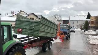 Winterdienst Schneefräse Unimog 2019