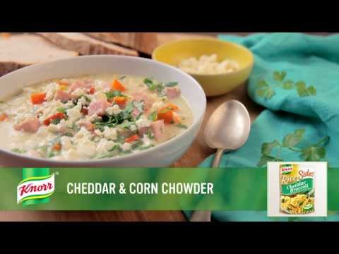 Cheddar & Corn Chowder | Easy Soup Recipe from Knorr®