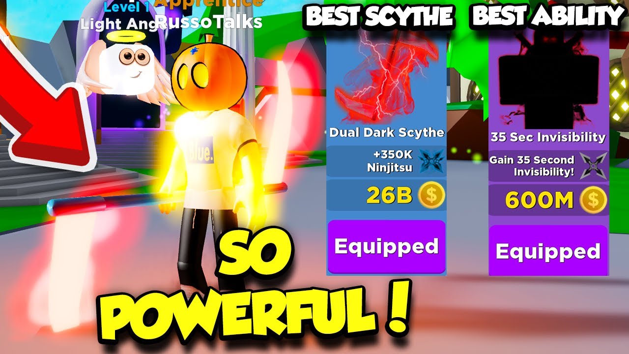 I Bought The Most Expensive Scythe In Ninja Legends And Got The Best Ability Roblox - roblox i bought the most powerful magnet in roblox