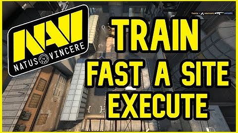 NaVi Fast A Execute on Train (CS:GO Strategy Breakdown)