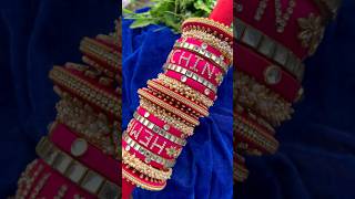 Silk Thread Heavy Bridal Chura Set #bangles #chura #silkthreadbangles