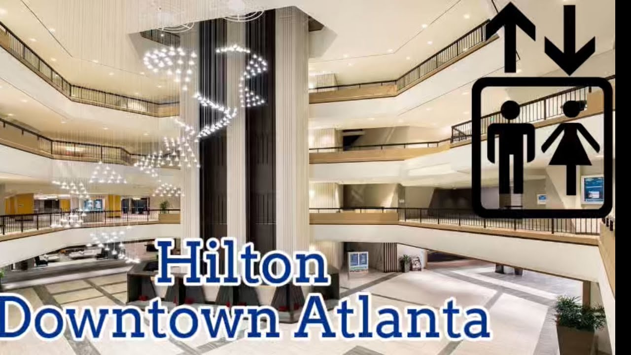 World-Famous Modded Westinghouse Traction Elevators @ Hilton/Downtown- Atlanta, GA (2024)