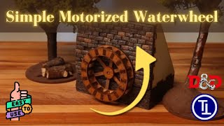 Add a WATERWHEEL or BBQ Pit to your DND and Warhammer Tabletop Terrain!