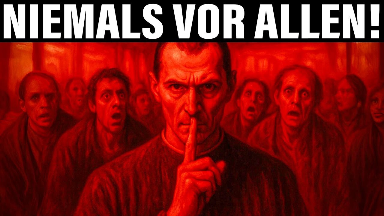 9 Dinge, die man in der Öffentlichkeit niemals tun sollte – Machiavelli warnte
