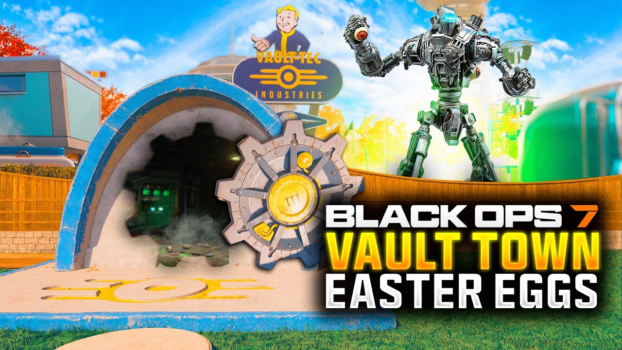 ALL Fallout Easter Eggs on Nuketown in Black Ops 7! (Vault Town) Black Ops 7 Fallout x COD Collab