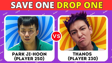 SAVE Your Favorite SQUID GAME Characters!🦑 | Who Will You Choose?⚡
