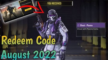 Call Of Duty Mobile Redeem Code August 2 2022 | New Redeem Code Codm | Today Redeem Code Codm 2022