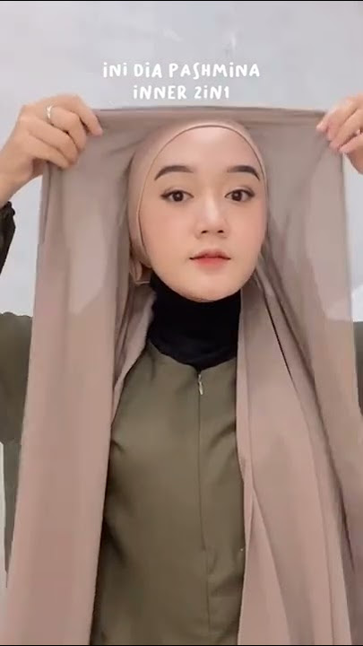 Pashmina Inner 2 in 1 Style #shorts #hijab #tutorialhijab