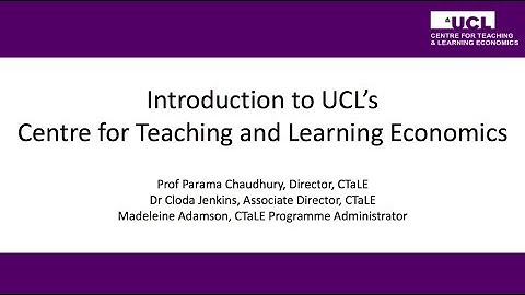 Introduction to CTaLE