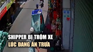 Đang ăn trưa, nam shipper bị trộm xe máy cùng 80 gói hàng