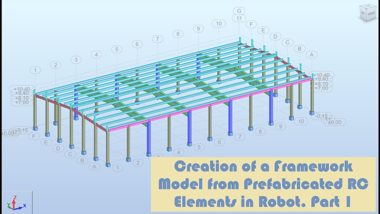 Creation of a Framework Model from Prefabricated RC Elements in Robot ...