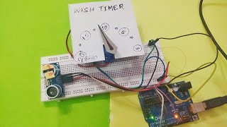 DIY | How to make 20 sec Wash Timer  by using Arduino+servo+Ultrasonic sensor. Stay safe from corona