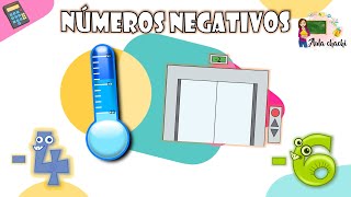 Números Negativos | Aula chachi  Vídeos educativos para niños