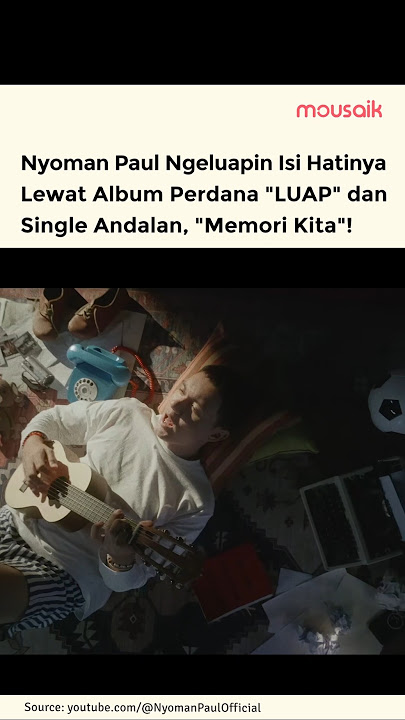 Nama sendiri dibalik terus jadi nama album? Cuma Nyoman Paul yang bisa, Dia namain albumnya 'LUAP'!