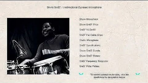 Shure Sm57 - Unidirectional Dynamic Microphone