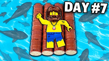 STRANDED on a LEGO RAFT...
