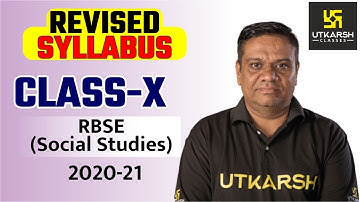 RBSE CLASS 10 | Social Studies | Revised Syllabus 2020-2021 | Utkarsh Online School