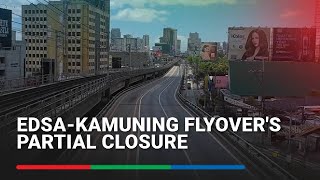 DRONE VIDEO: EDSA traffic after Kamuning Flyover's partial closure