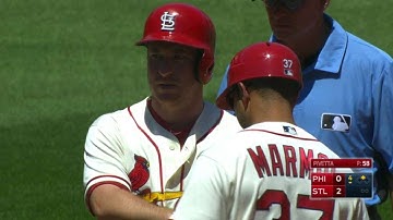 STL@PHI: Gyorko lifts an RBI double to deep center