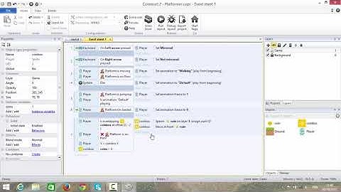 2. membuat game 2D Platformer ( Hitting The Coin Box) Construct 2 Tutorial