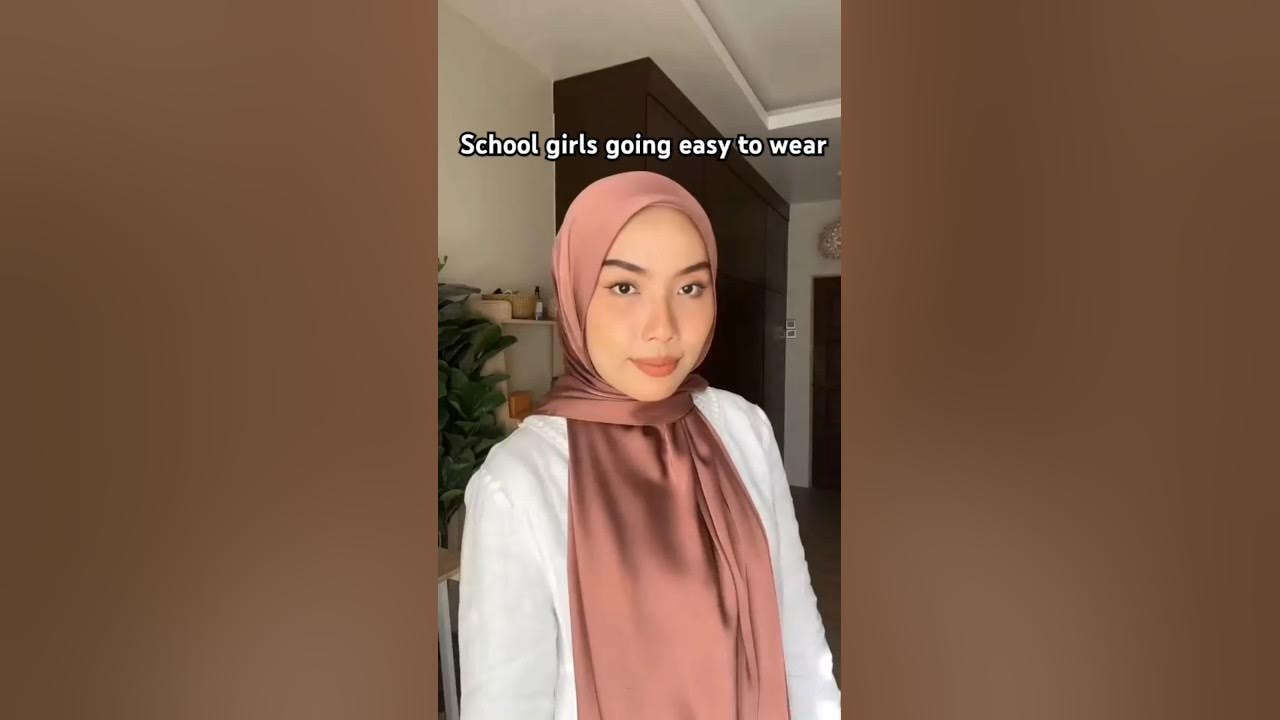 Easy Hijab hack for girls 🥰trending hijab YouTube
