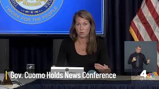 NY Gov. Cuomo Holds News Conference
