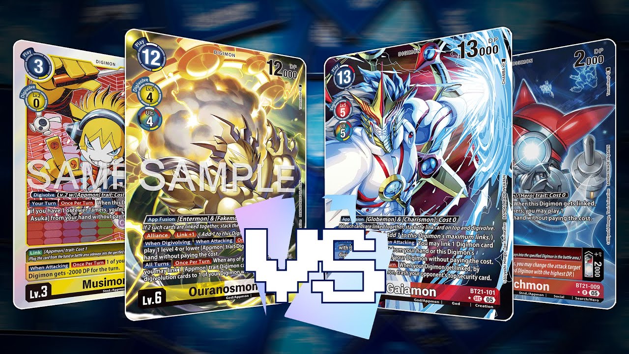 Ouranosmon Vs Gaiamon | BT22 | Digimon Card Game
