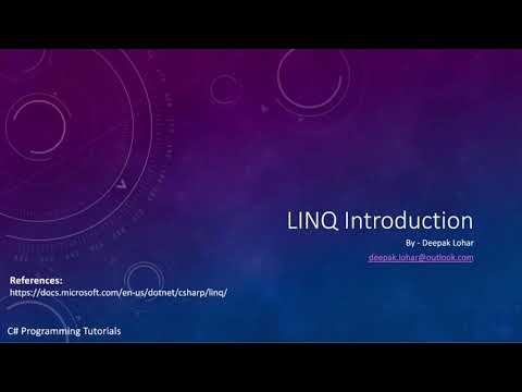 LINQ Introduction -