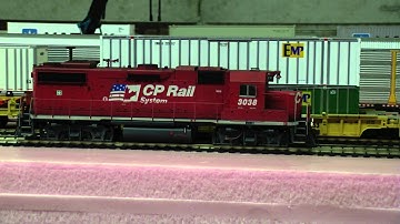 Custom Weathered and Detailed Proto 2000 GP38-2 CP #3038 with Tsunami Sound