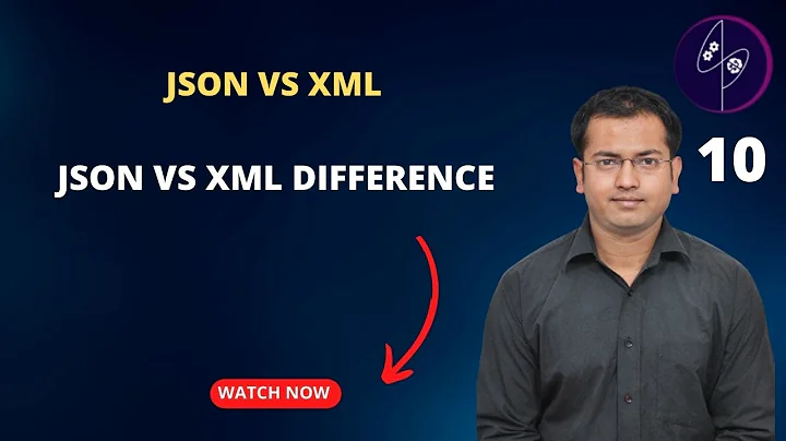 10  JSON Vs XML -  JSON Vs XML difference
