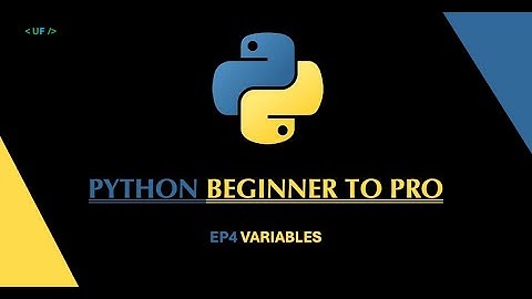 Python Beginner to Pro | Ep 4: Variables