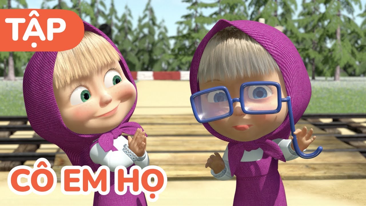 Cô Bé Masha và Chú Gấu Xiếc 👧👧 Cô em họ 💞🏡 (Tập 36)