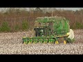 John Deere CP770 and CP690  Picking South Georgia Cotton! SCOTT FARMS 2021 COTTON HARVEST DAY 2 PT1