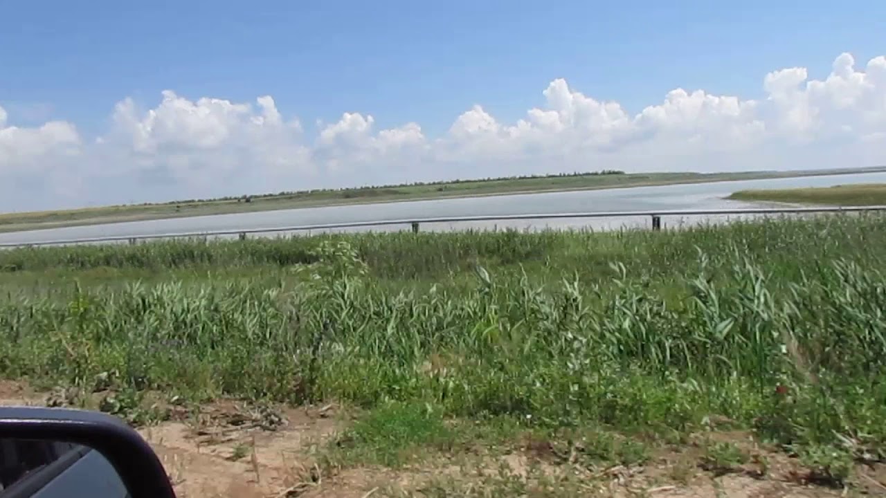 Ханское озеро на машине