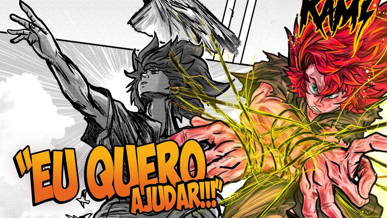 Canal geek Brasil reage ao mangá brasileiro "hiro to kami" e o compara a "boku no hero"