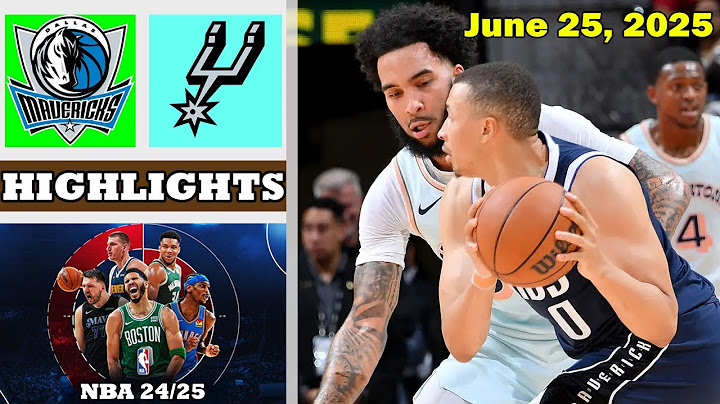 HIGHLIGHTS | Dallas Mavericks vs San Antonio Spurs | NBA Today