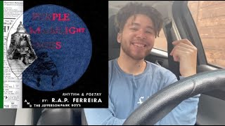 R.A.P Ferreira - "Purple Moonlight Pages" [FULL ALBUM] REACTION + WRITTEN REVIEW