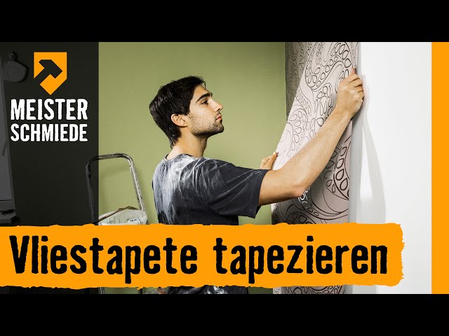 Vliestapete tapezieren | Anleitung von HORNBACH