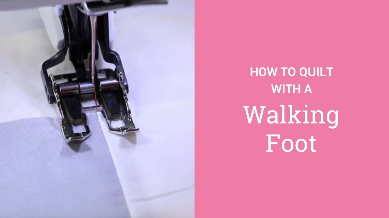 How do you use a walking foot guide bar? : r/quilting