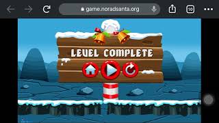 Santa on skates Christmas game norad screenshot 5