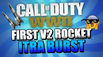 MY FIRST V2 ROCKET (funny reaction) WITH NEW HEROIC ITRA BURST ! COD WW2 GAMEPLAY !