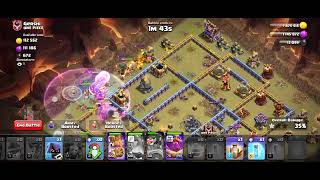 Clan War League Day 1 Root Rider Using Royal Champion Charge