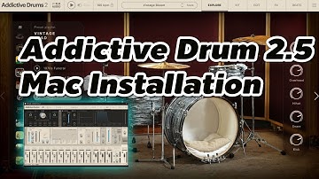 XLNaudio Addictive drum 2.5 Mac Installtion