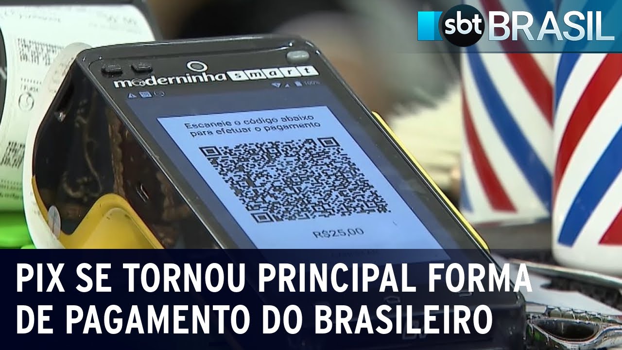 Pix se tornou principal forma de pagamento do brasileiro | SBT Brasil (15/11/22)