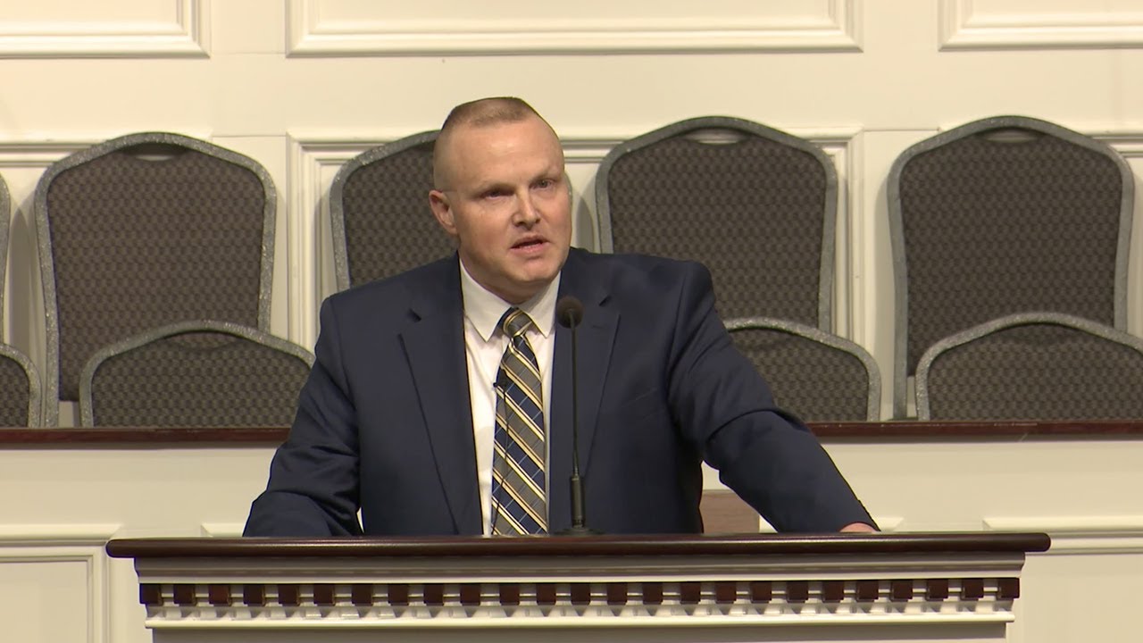 Pastor Ricky Gravley preaching 