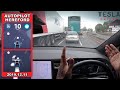 Tesla Autopilot in a UK City #1 - Can it navigate 4 lanes & drivers cutting in traffic?! (Hereford)
