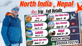 North India &amp; Nepal Road Trip Details || Telugu Traveller Ramu
