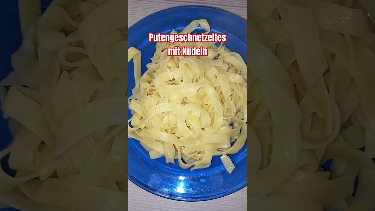 PUTENGESCHNETZELTES - Champignon - Sahnesosse - Beilage - Nudeln ...