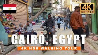 Cairo, Egypt Walking Tour - Cairo Market Walkthrough | 4K HDR - 60fps